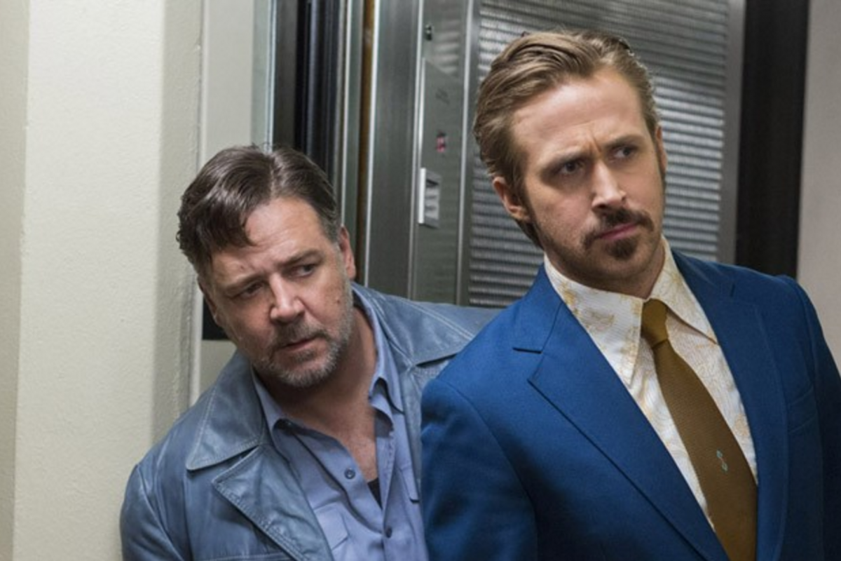 Russell Crowe and Ryan Gosling in THE NICE GUYS (2016)